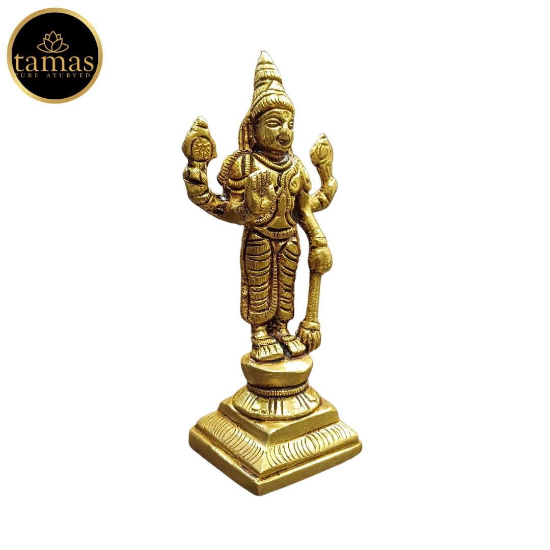 Tamas Brass  Lord Vishnu Statue